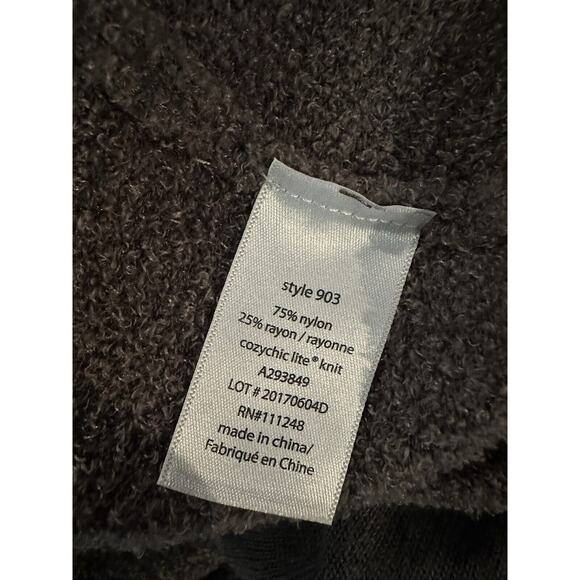 Barefoot Dreams CozyChic Lite Open Front Cardigan Brown Style 903 Size XXS/XS - Picture 5 of 7